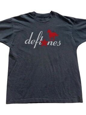 Gildan Black Tee with Red Star & Horse Graphic